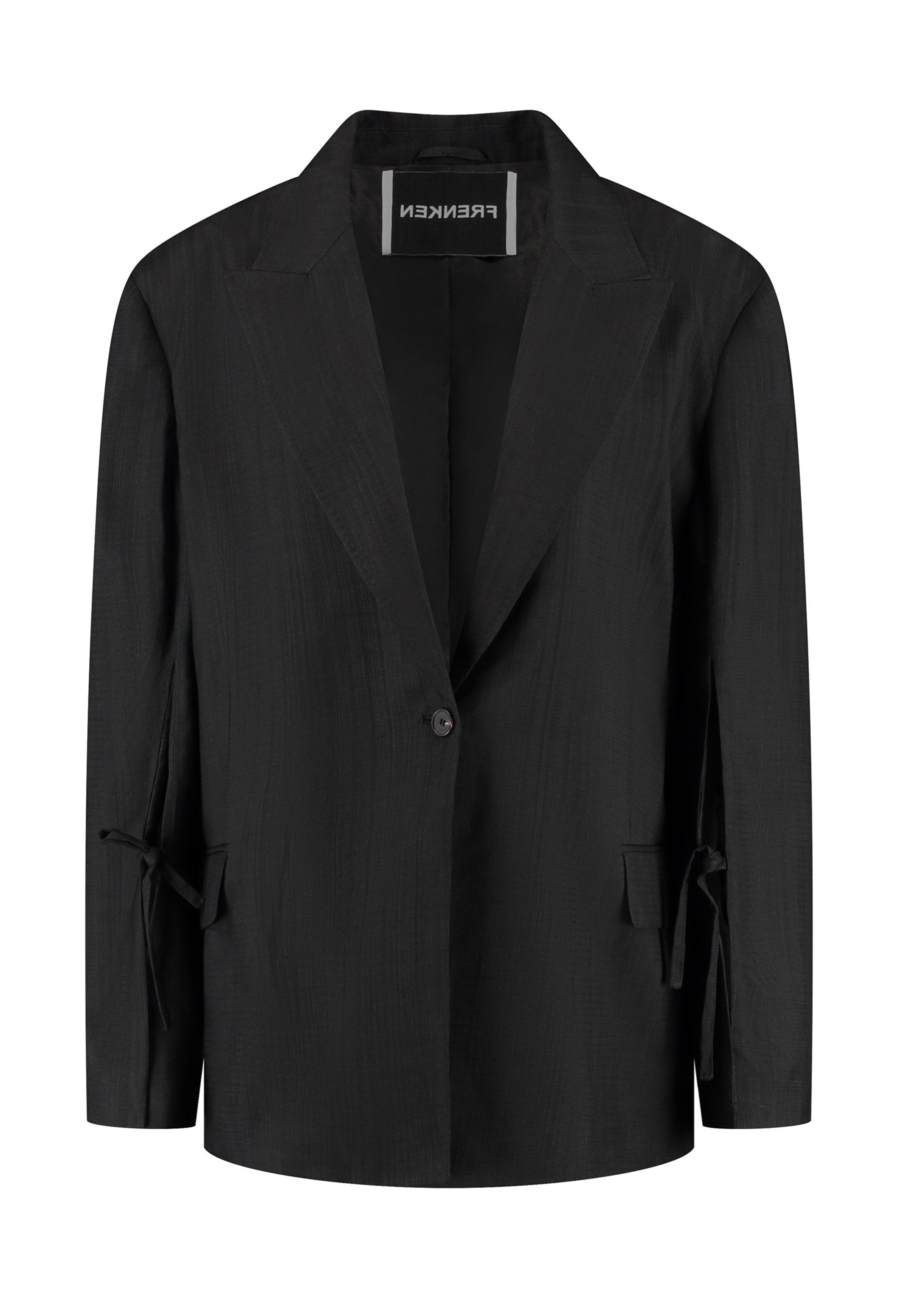 ✨CLANE✨ SLEEVE SLIT JACKET Ace Sleeve Slit Blazer Black – FRENKEN