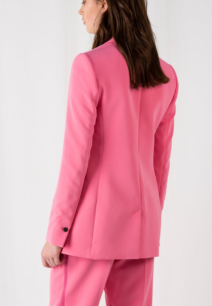 Pastel | Blazer | Coral. Women clothing. Classic tailored blazer made in a super easy wearing modern fabric.