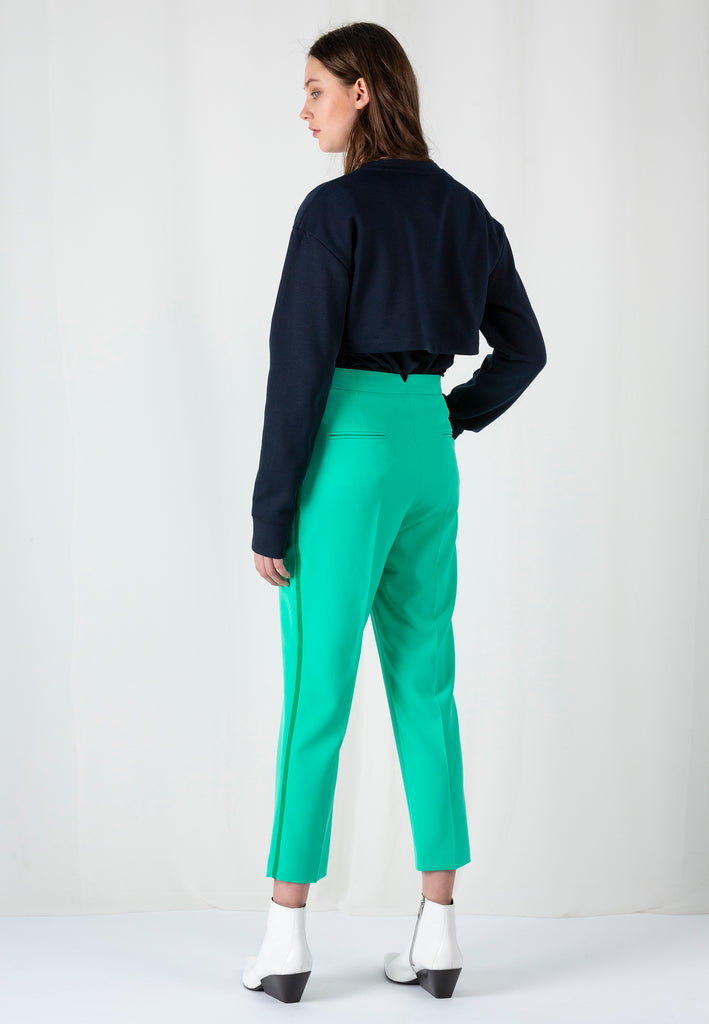 More | Top | Dark Navy. Double layered soft jersey top. Amsterdam fashion