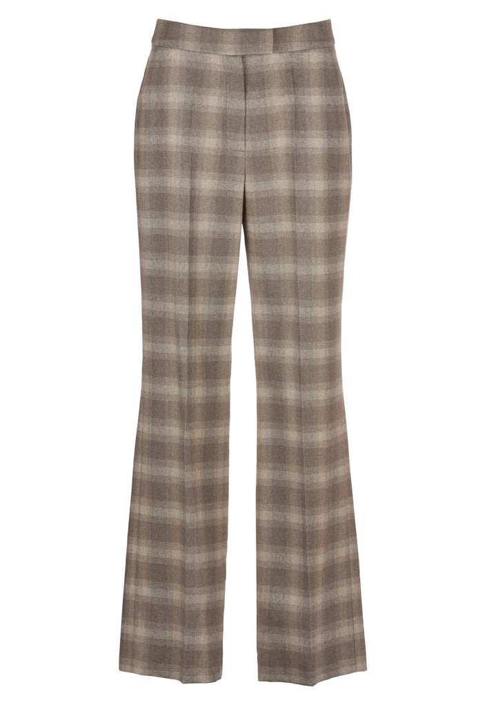 Mud check step pants. Perfect soft wool straight-leg pants. Cut in a straight-leg silhouette. Dutch women clothes