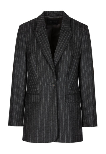 Print No Logo | Blazer | Antra. Made from substantial wool-twill, it's tailored for a slightly loose fit and has padded shoulders and a single-breasted profile. Amsterdam fashion