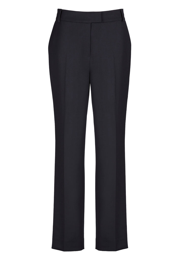 The classic suiting pant is back. This is a must-have in everyone's wardrobe. Mid-rise, regular fitting, and front creases with concealed fly-front. Story is made with a wool blend, with a hint of stretch for added comfort. This is the style you will wear during the seasons to come. Also available in Dark Brown.