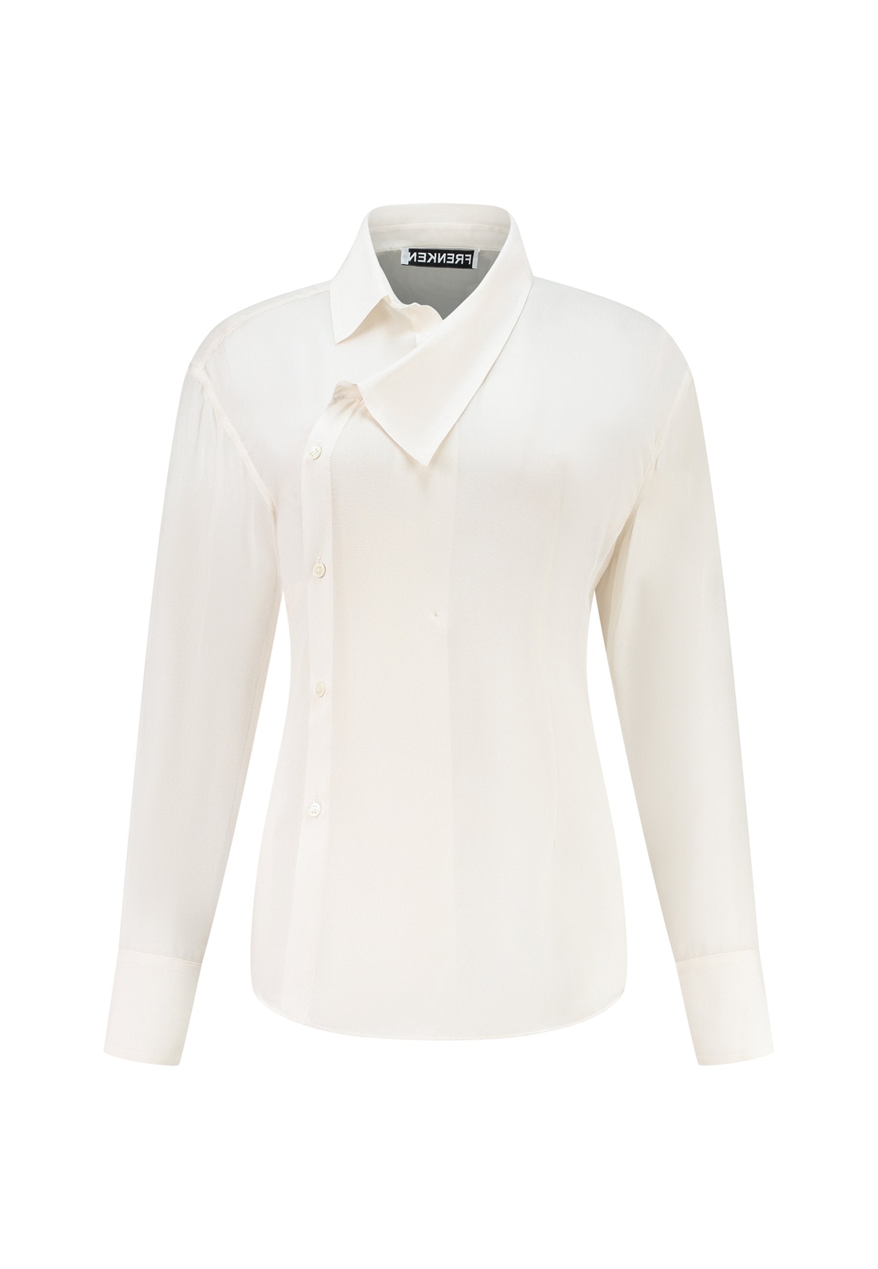 Cross Asymmetric Shirt Off White – FRENKEN