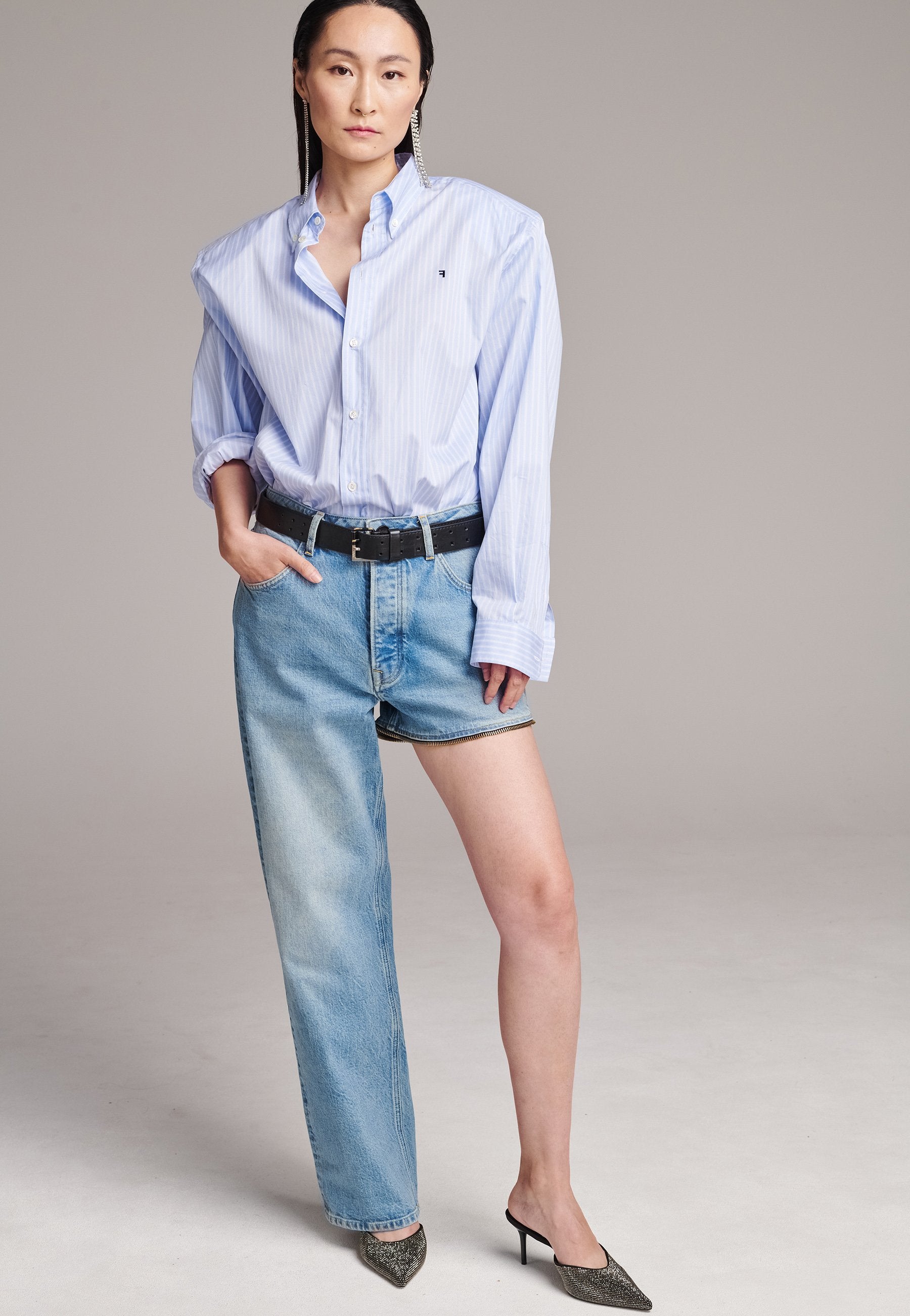 激安通販サイト Blue Light Shirt Ralf Stripe FRENKEN – トップス