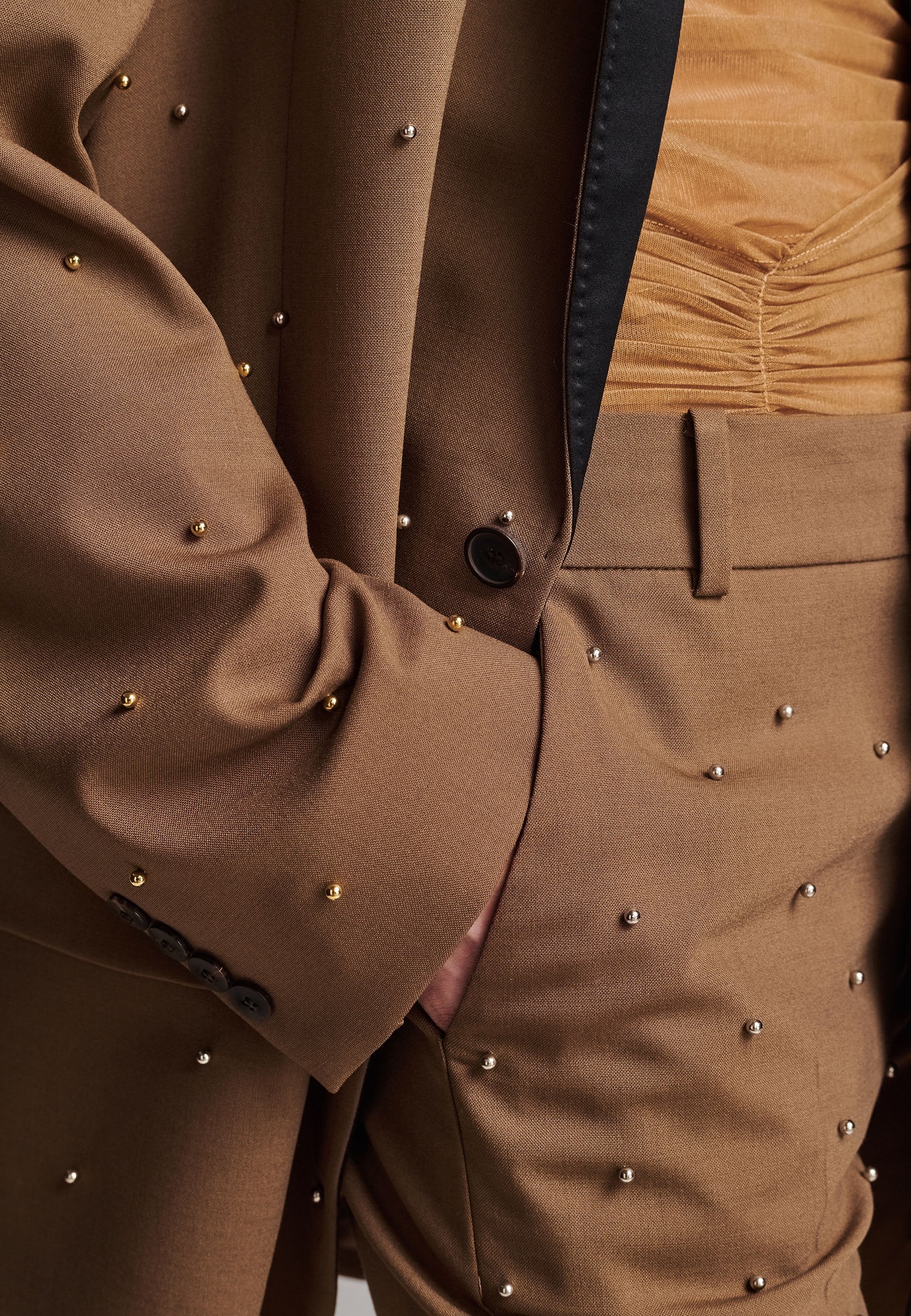 Studded blazer outlet